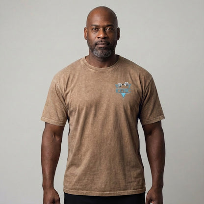 Oversized Acid Wash T-Shirts (Afro-Samurai Goddess Line)