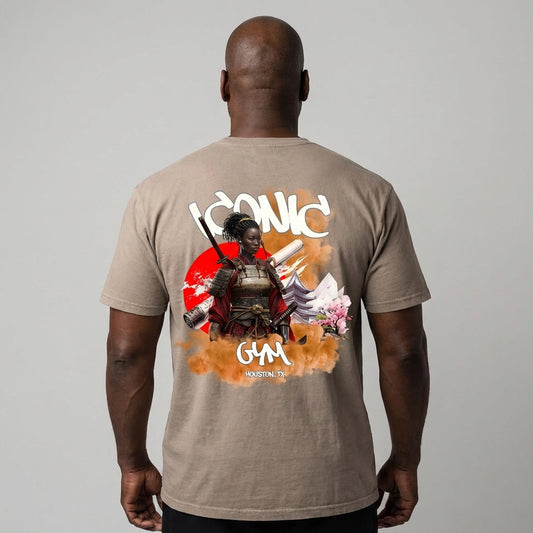 Oversized Acid Wash T-Shirts (Afro-Samurai Goddess Line)