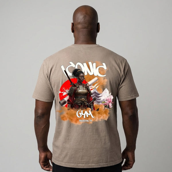 Oversized Acid Wash T-Shirts (Afro-Samurai Goddess Line)